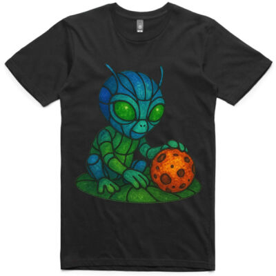 "Leadlight Alien" - AS Colour Adult Staple Tee  Thumbnail